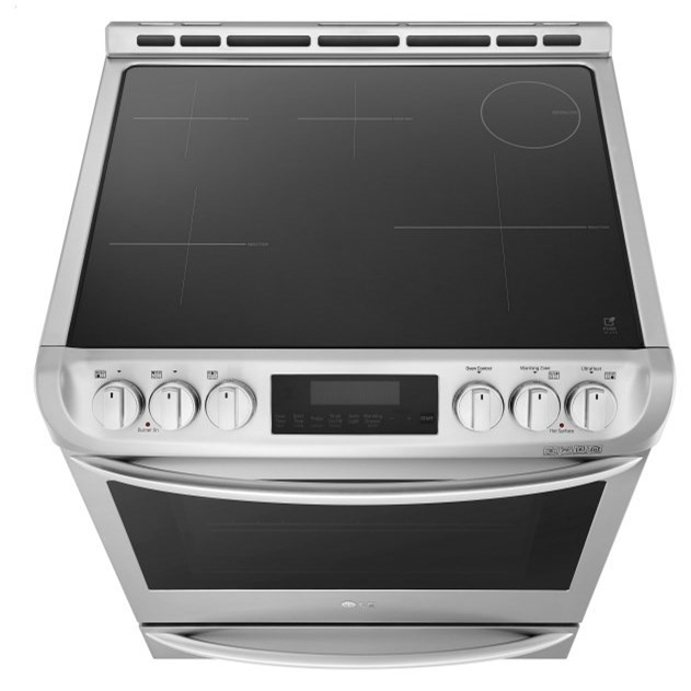 Lg induction cheap range black stainless